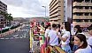 Las calles del sur reciben con alegría al desfile anunciador del Carnaval Internacional de Maspalomas 2025