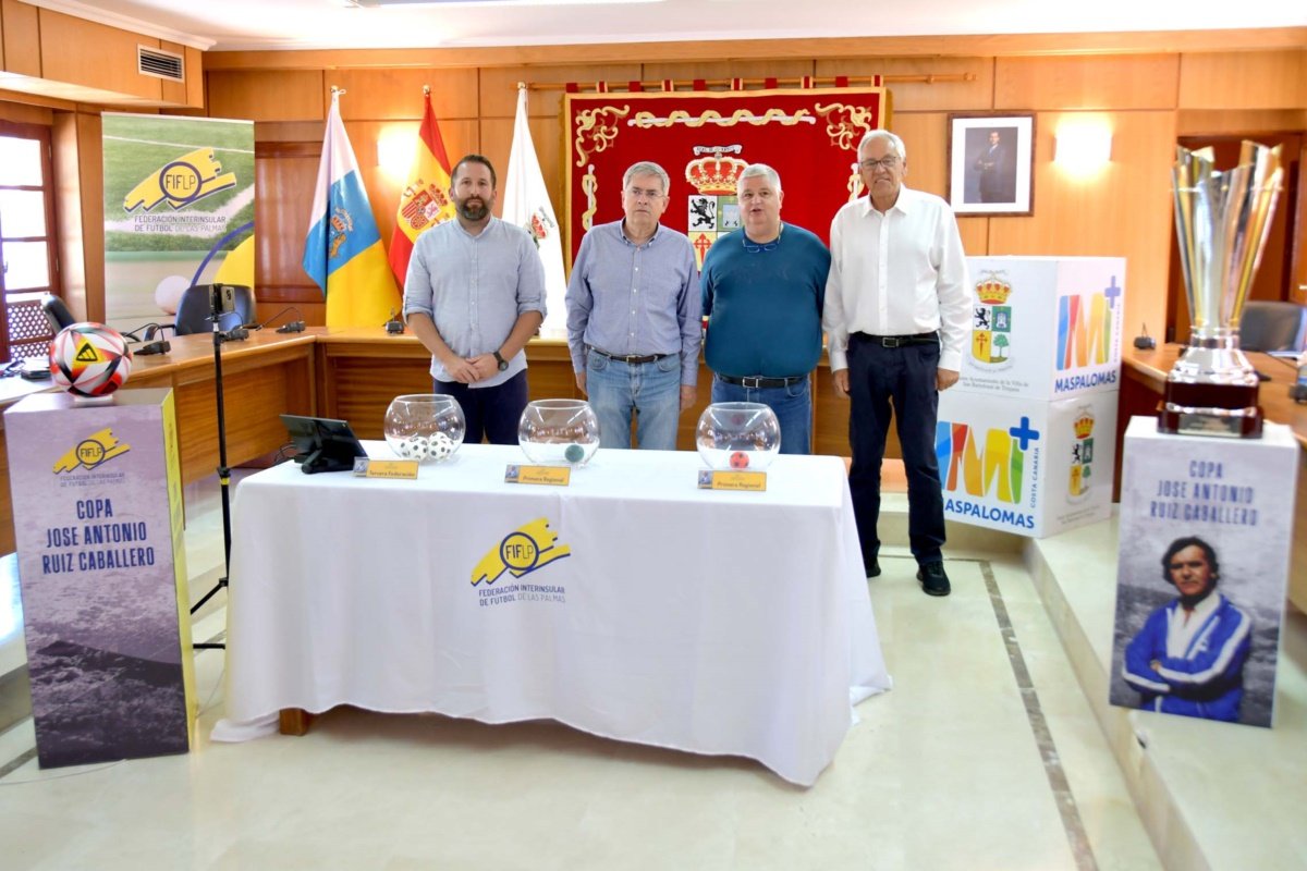 Tunte acoge el sorteo de cuartos de la Copa José Antonio Ruiz Caballero