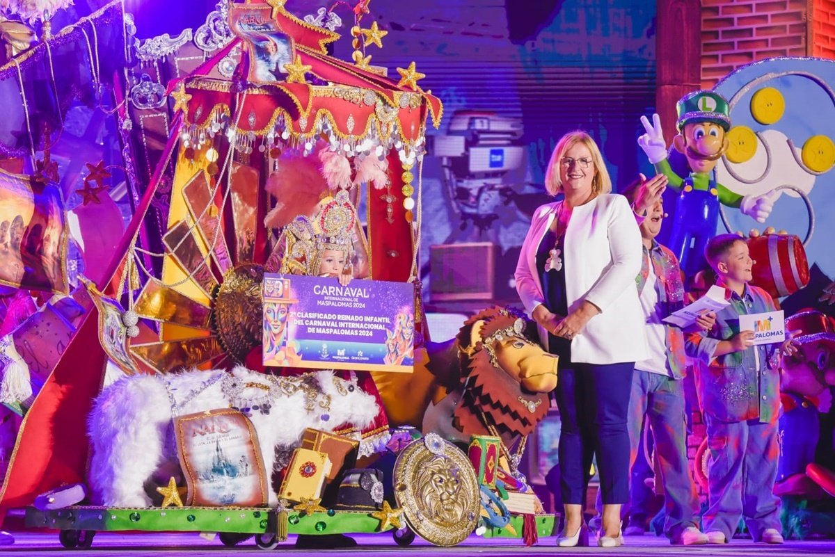 El Carnaval Internacional de Maspalomas 2024 ya tiene Reina Infantil Carmen Atteneri Caraballero