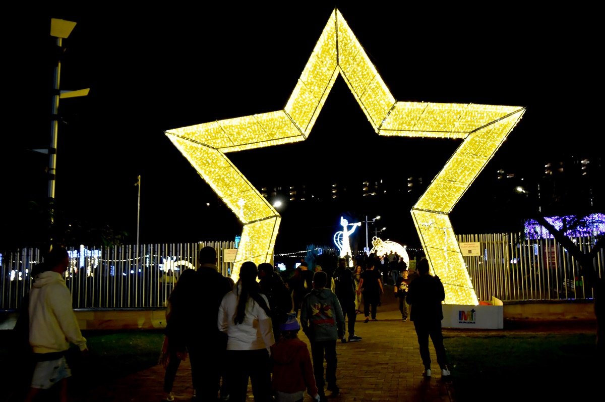 Alumbrado Navideño Parque Sur