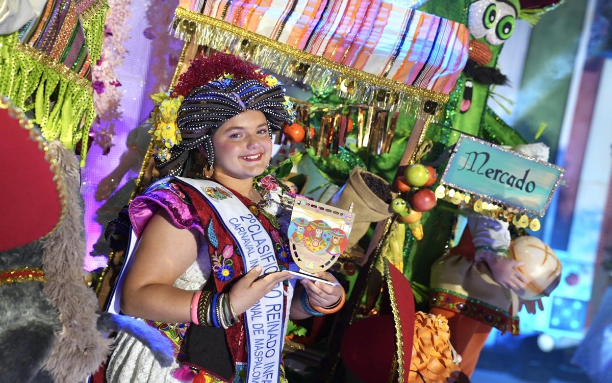 Aylin Climent Padrón, Reina Infantil del Carnaval Internacional de Maspalomas 2025