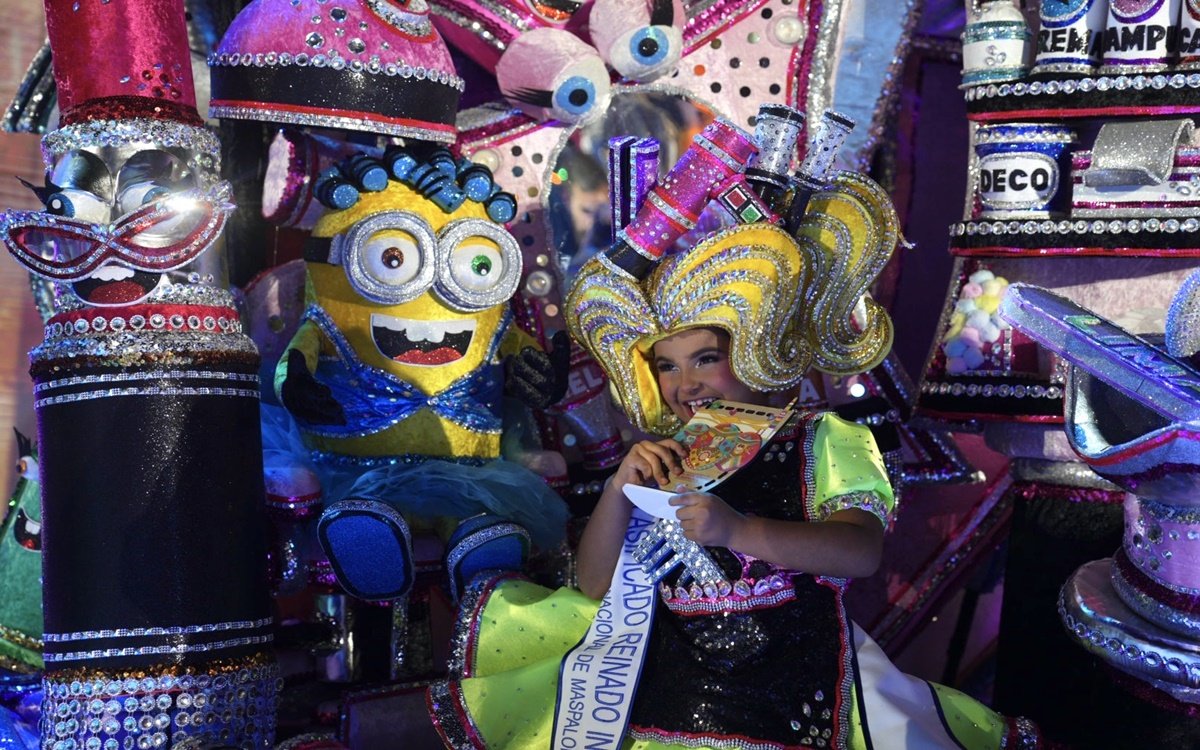 Aylin Climent Padrón, Reina Infantil del Carnaval Internacional de Maspalomas 2025