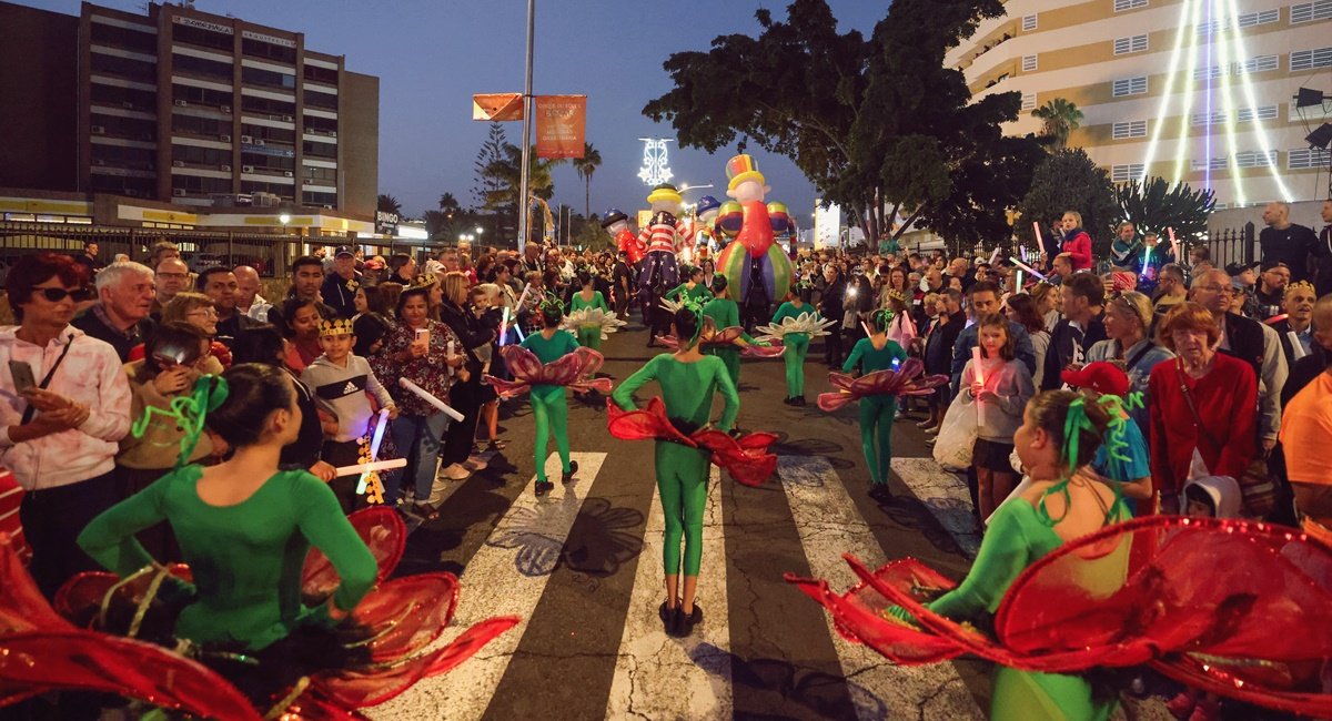 Magia de la Noche de Reyes en la Cabalgata de Maspalomas