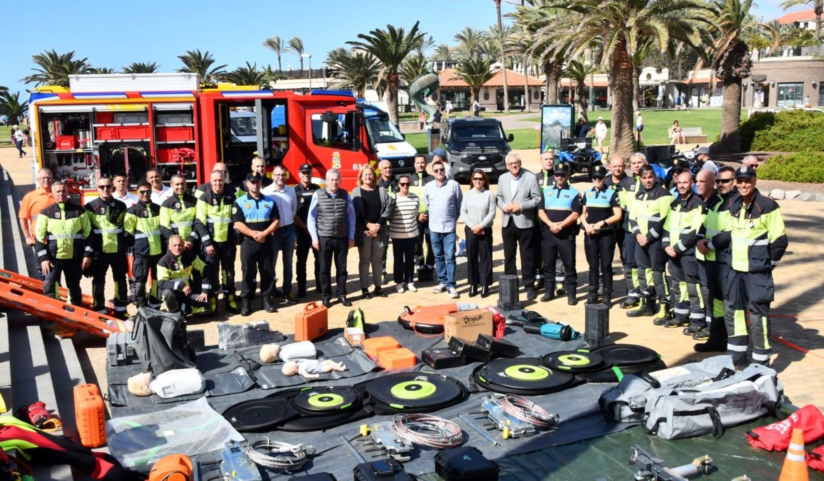 San Bartolomé de Tirajana impulsa la capacidad de respuesta inmediata de sus bomberos