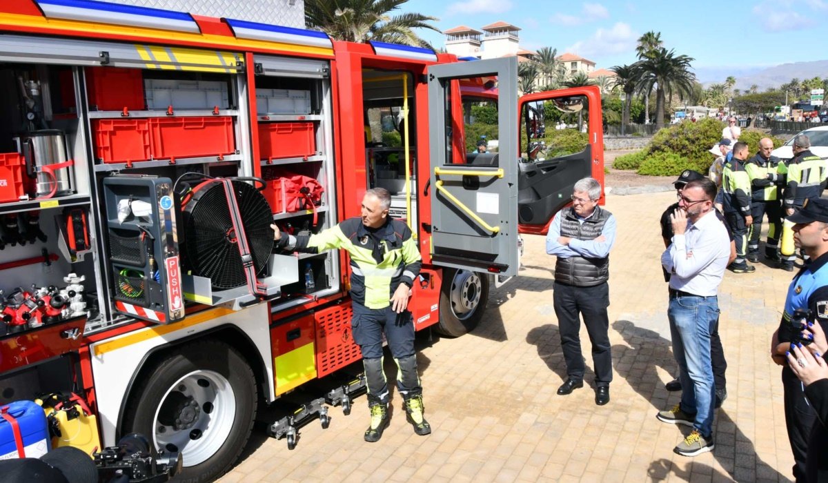 San Bartolomé de Tirajana impulsa la capacidad de respuesta inmediata de sus bomberos