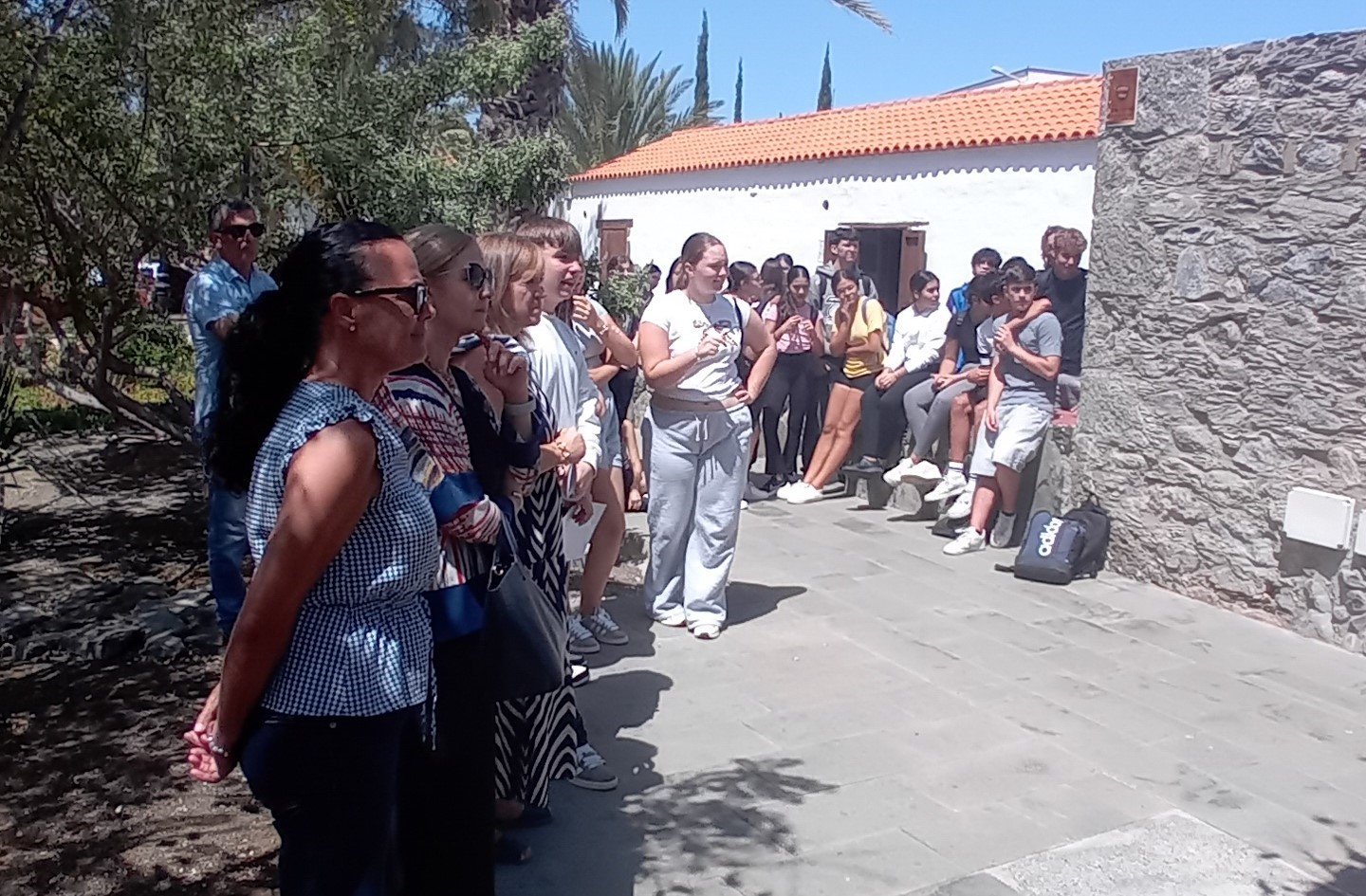 Alumnos del IES Amurga exponen ‘Origen, identidad y paisaje’ en la Casa de Saturninita