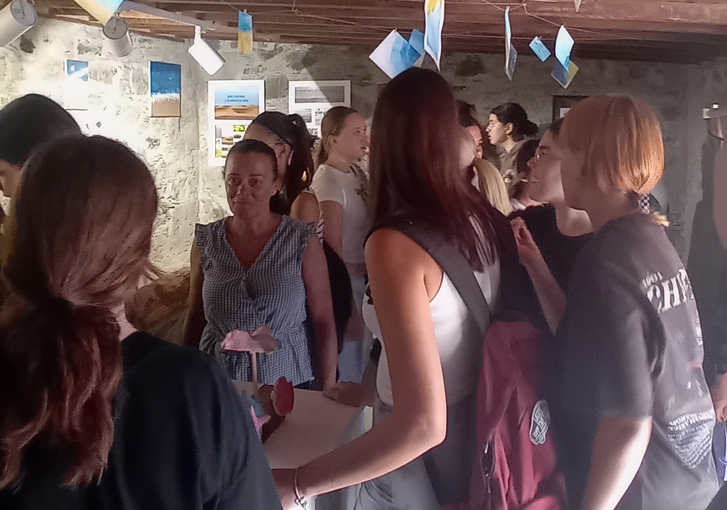 Alumnos del IES Amurga exponen ‘Origen, identidad y paisaje’ en la Casa de Saturninita