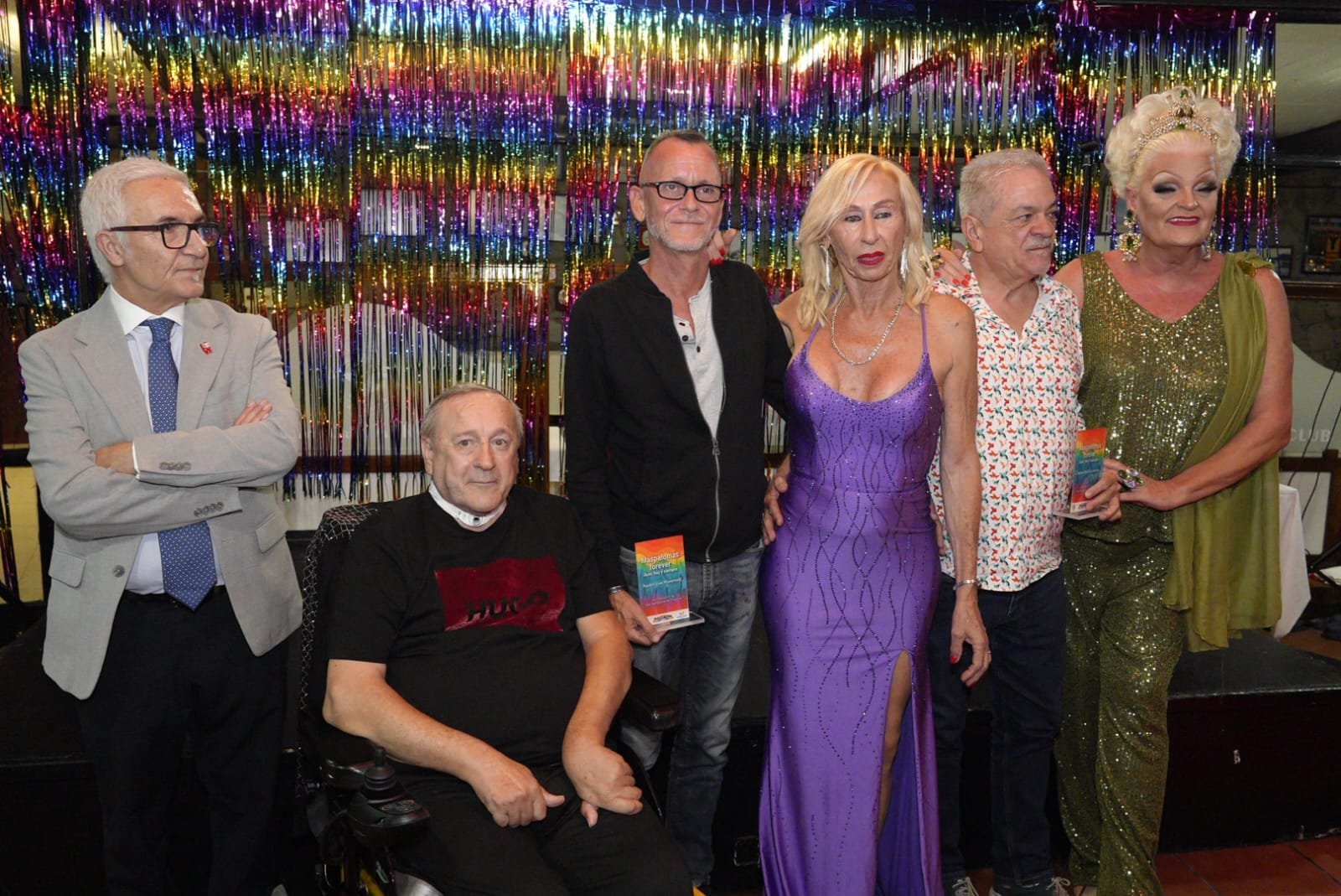 San Bartolomé de Tirajana celebra la gala Maspalomas Forever con más de 150 asistentes para reconocer la trayectoria de referentes del colectivo LGTBI
