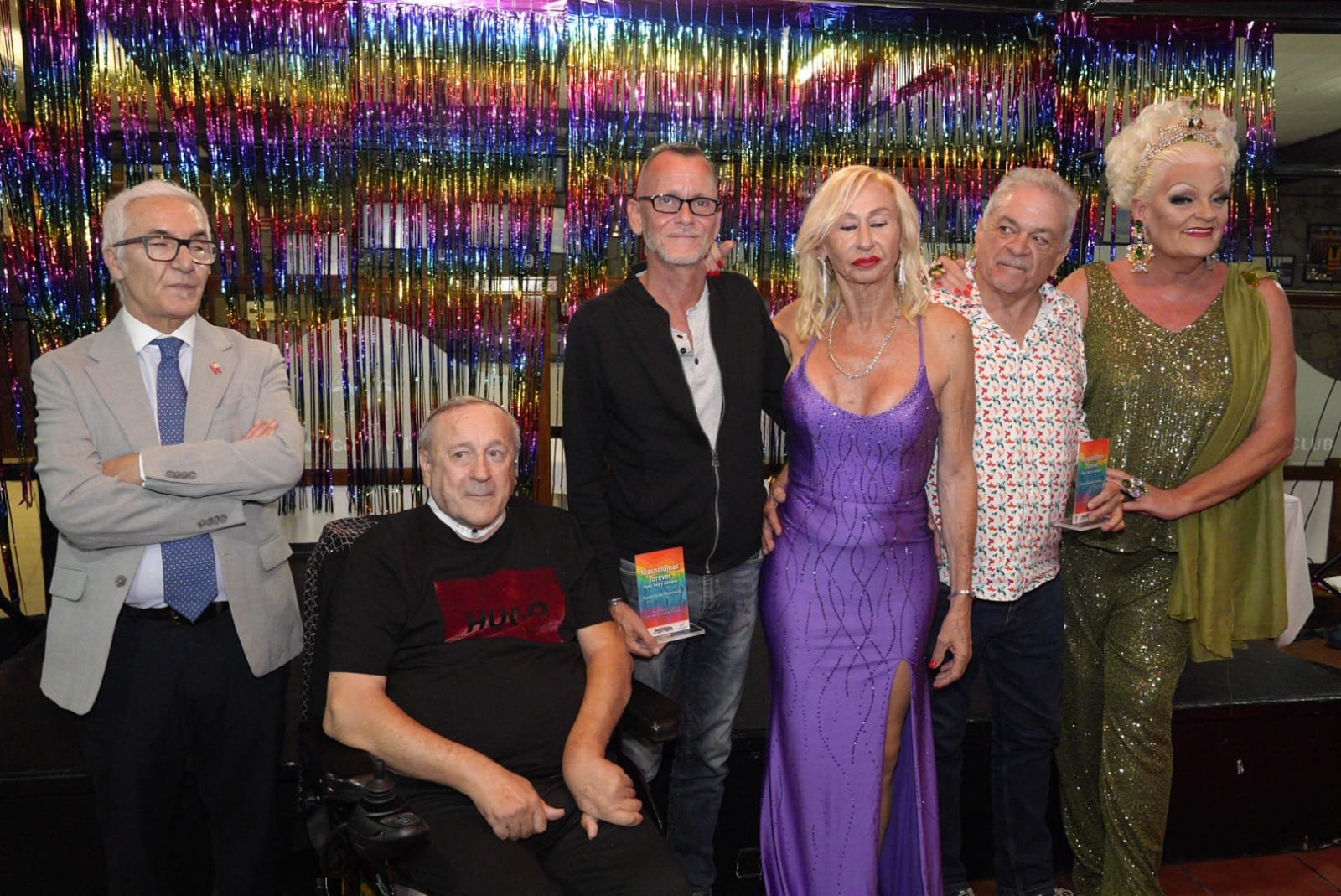 San Bartolomé de Tirajana celebra la gala Maspalomas Forever con más de 150 asistentes para reconocer la trayectoria de referentes del colectivo LGTBI