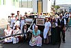 Diez carretas con sus agrupaciones folcl&oacute;ricas ambientan la romer&iacute;a y ofrenda en honor a San Fernando