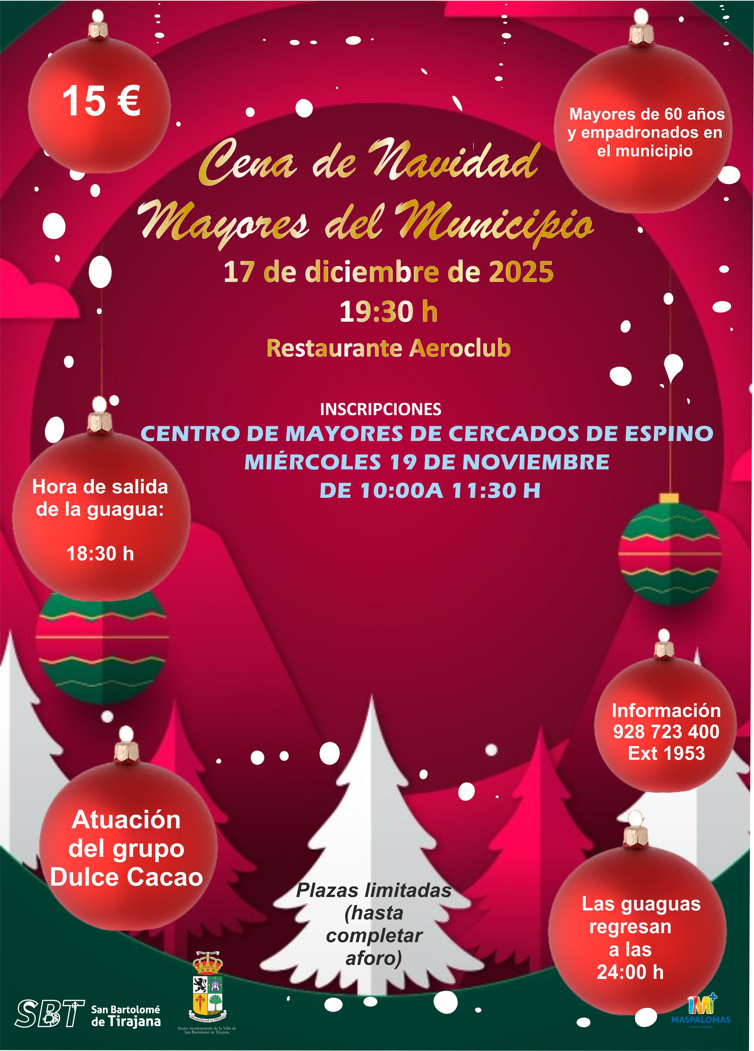 Cercados de Espino - Cena de Navidad Mayores del Municipio